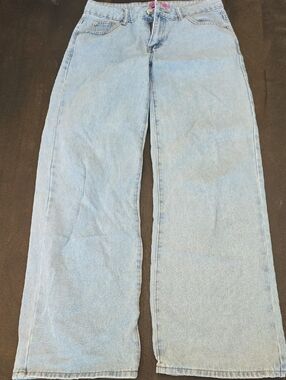 Edikted S. 14/30 Light Blue Wide-Leg Women’s Jeans